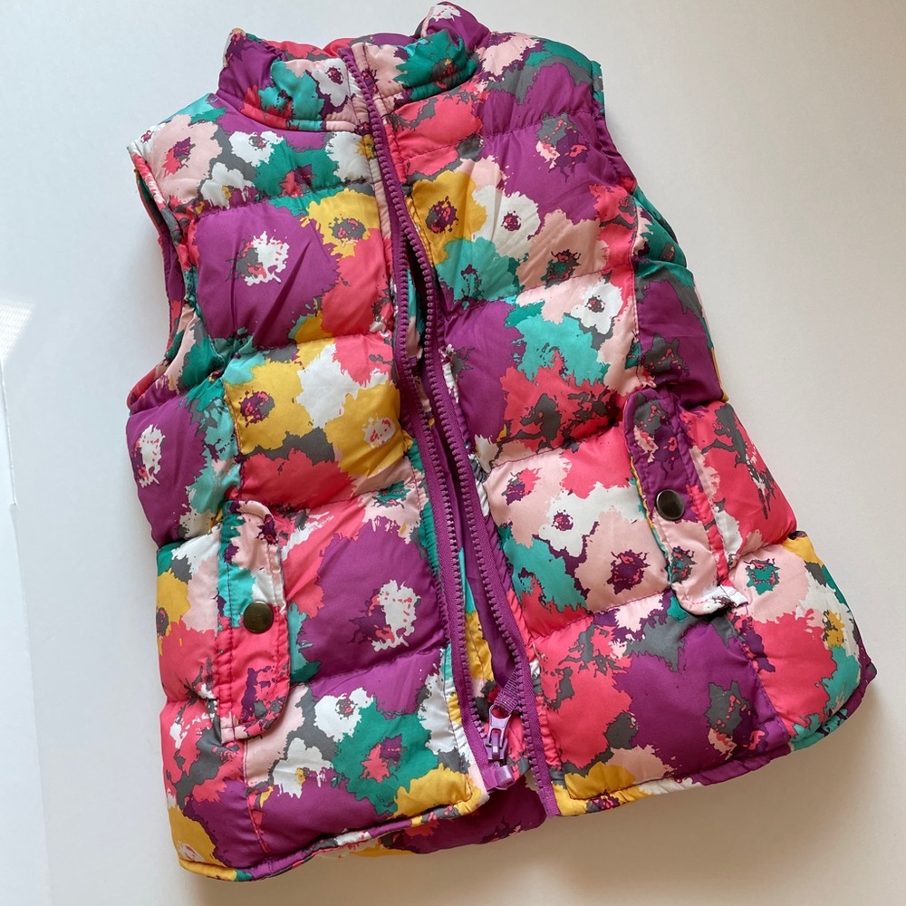 Floral Puffer Vest | 4/5 | EUC